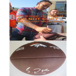 SHANE RAY,DENVER BRONCOS,MISSOURI,SIGNED,AUTOGRAPHED,LOGO FOOTBALL,COA,PROOF